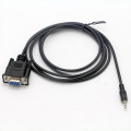DB9PIN RS232 SÉRIE TO DC3.5 mm Câble convertisseur audio / prise